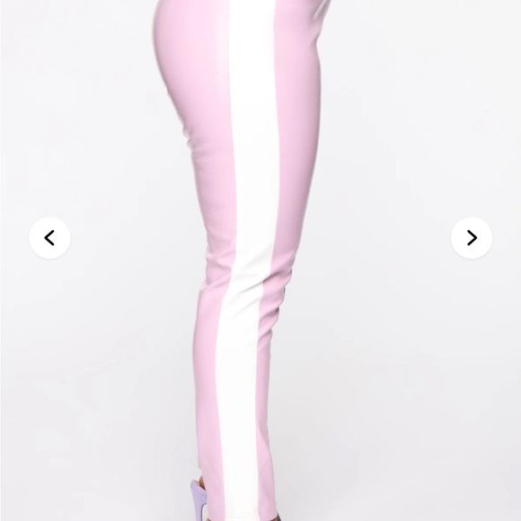 Fashion Nova x Cardi B “I’m First She’s Last” Shimmering Pink Ankle Pants XS - Picture 9 of 9